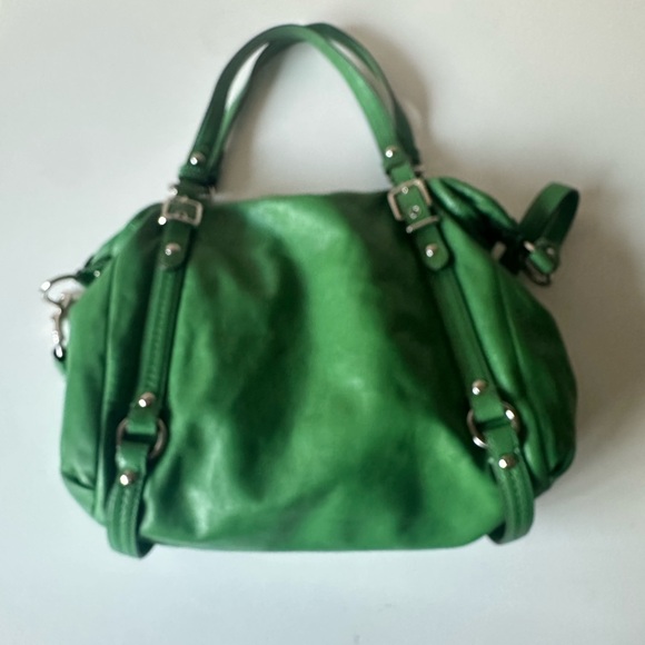 Coach Green Hobo Hand Tote Leather Bag - Picture 1 of 5